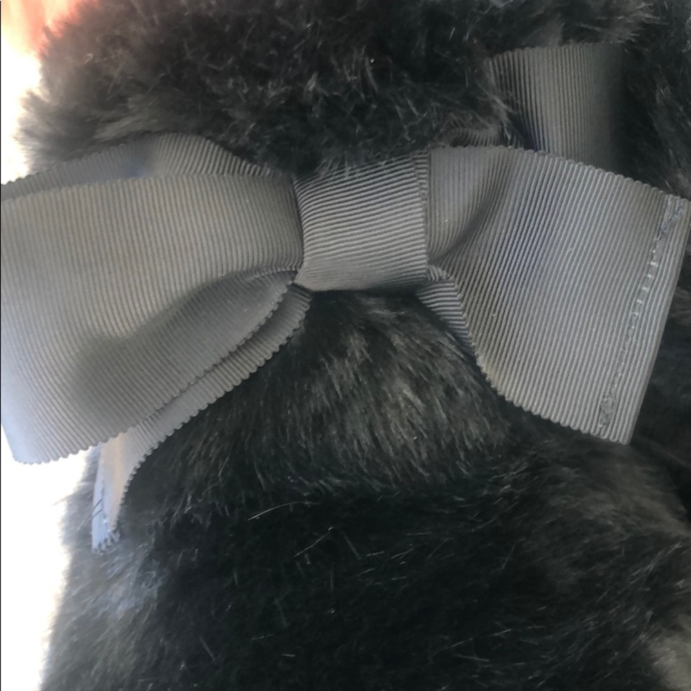 (Sold) Kate Spade Fabian Furry Slipper Bootie Blac - Picture 5 of 7